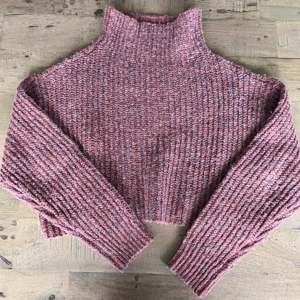 Cozy Pink Knit Sweater
